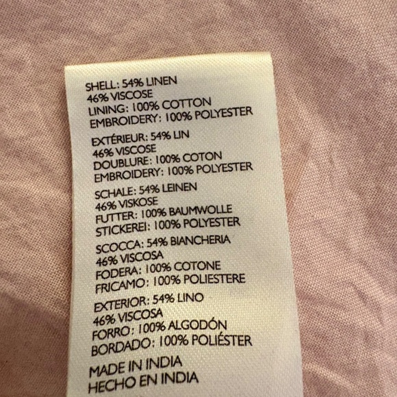 Anthropologie Lainie Long-Sleeve Lace Cutwork Blouse, size XS, Cream - Picture 8 of 8